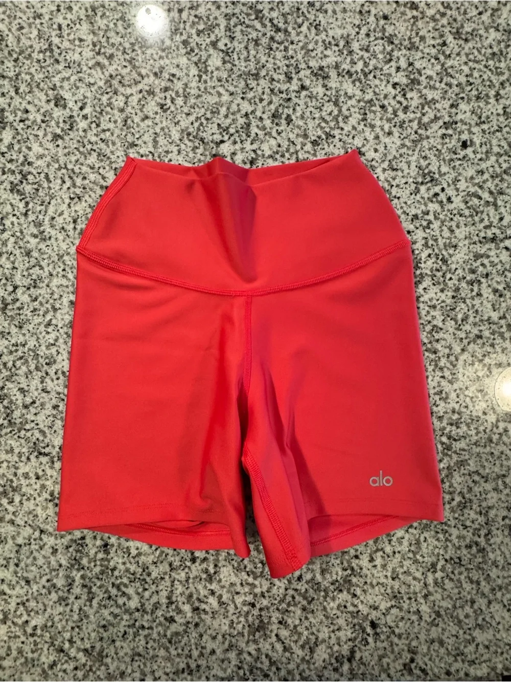 ALO Yoga High-Waist Candy Red Energy Short